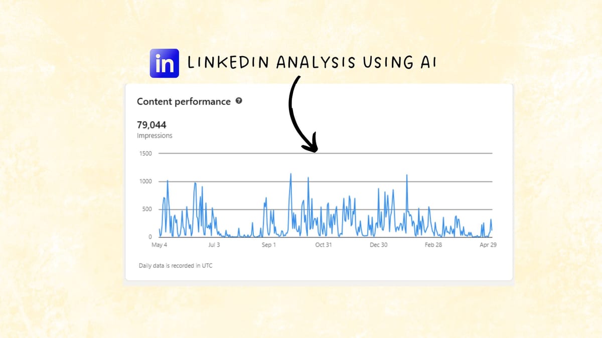 How I Used ChatGPT to Analyze 150 LinkedIn Posts in 3 Steps to Find if Video Content Works